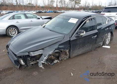 2018 Infiniti Q50 3.0T Luxe z USA, uszkodzony, nr VIN JN1EV7AP4JM363913